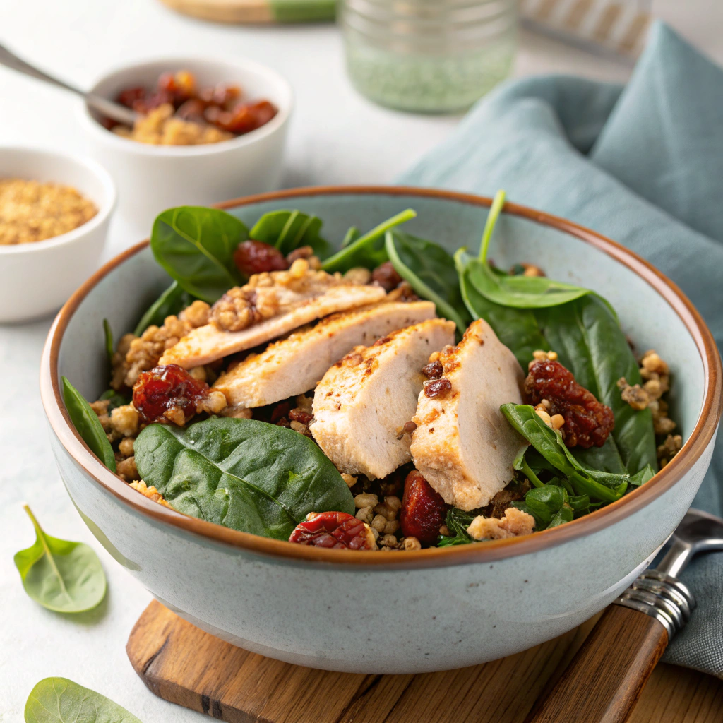 Turkey and Spinach Dinner Bowl