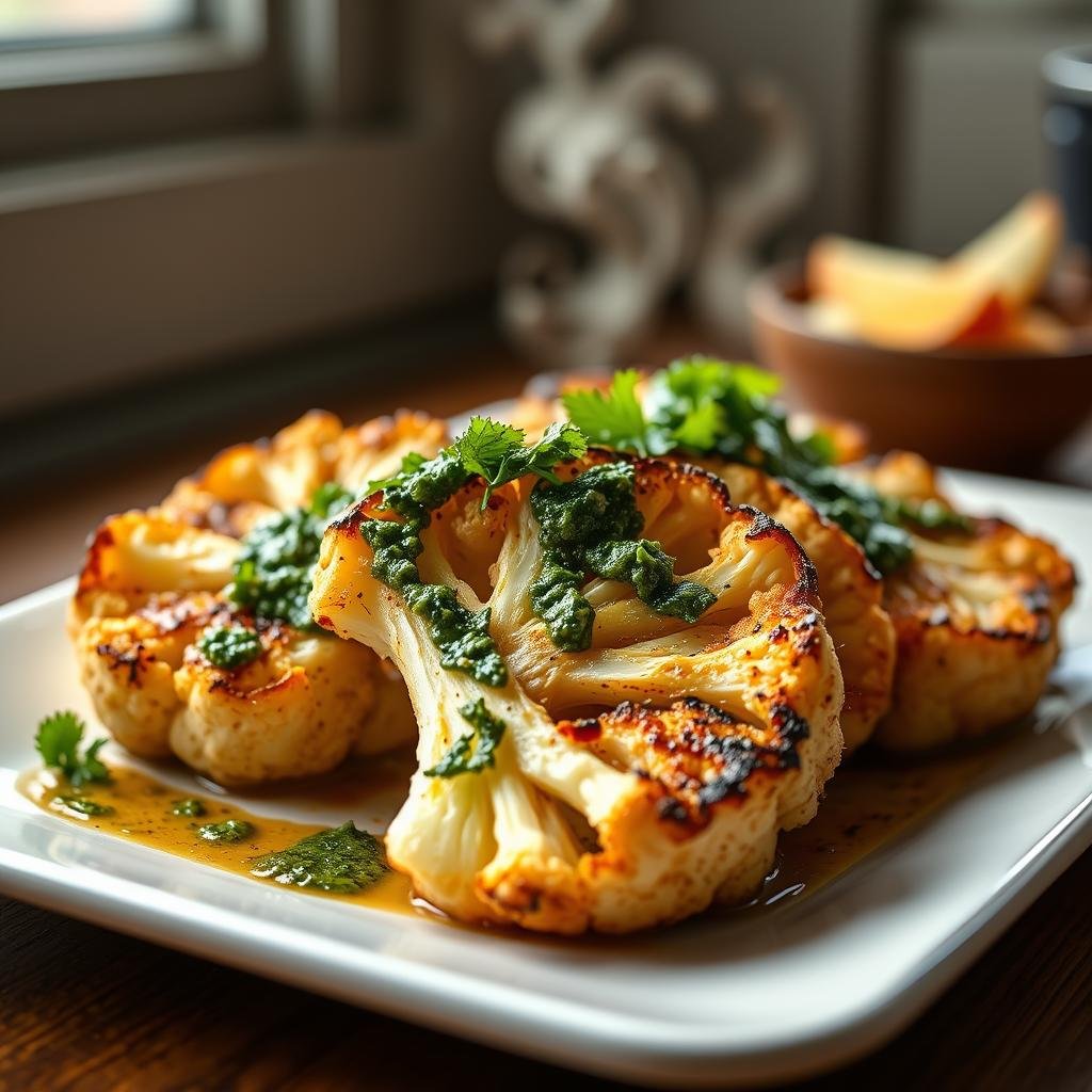Roasted Cauliflower Steaks with Chimichurri photo 3